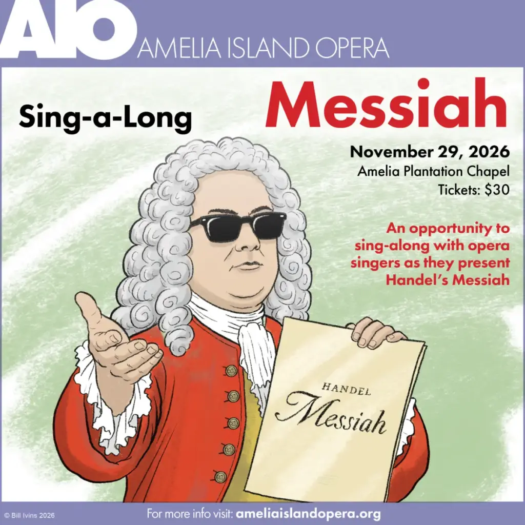 Amelia Island Opera Secures $15,000 Terry Family Foundation Grant to Empower Community Voices in Inaugural "Sing-Along Messiah"