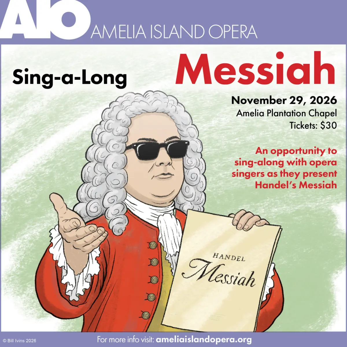 Amelia Island Opera Secures $15,000 Terry Family Foundation Grant to Empower Community Voices in Inaugural "Sing-Along Messiah"