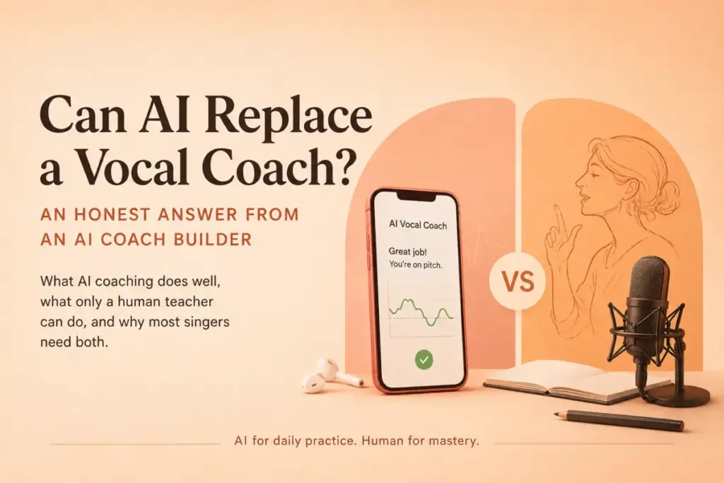 The Auditory Loop: Why AI Vocal Coaches Cannot Replace Human Teachers—and Why They Don’t Need To