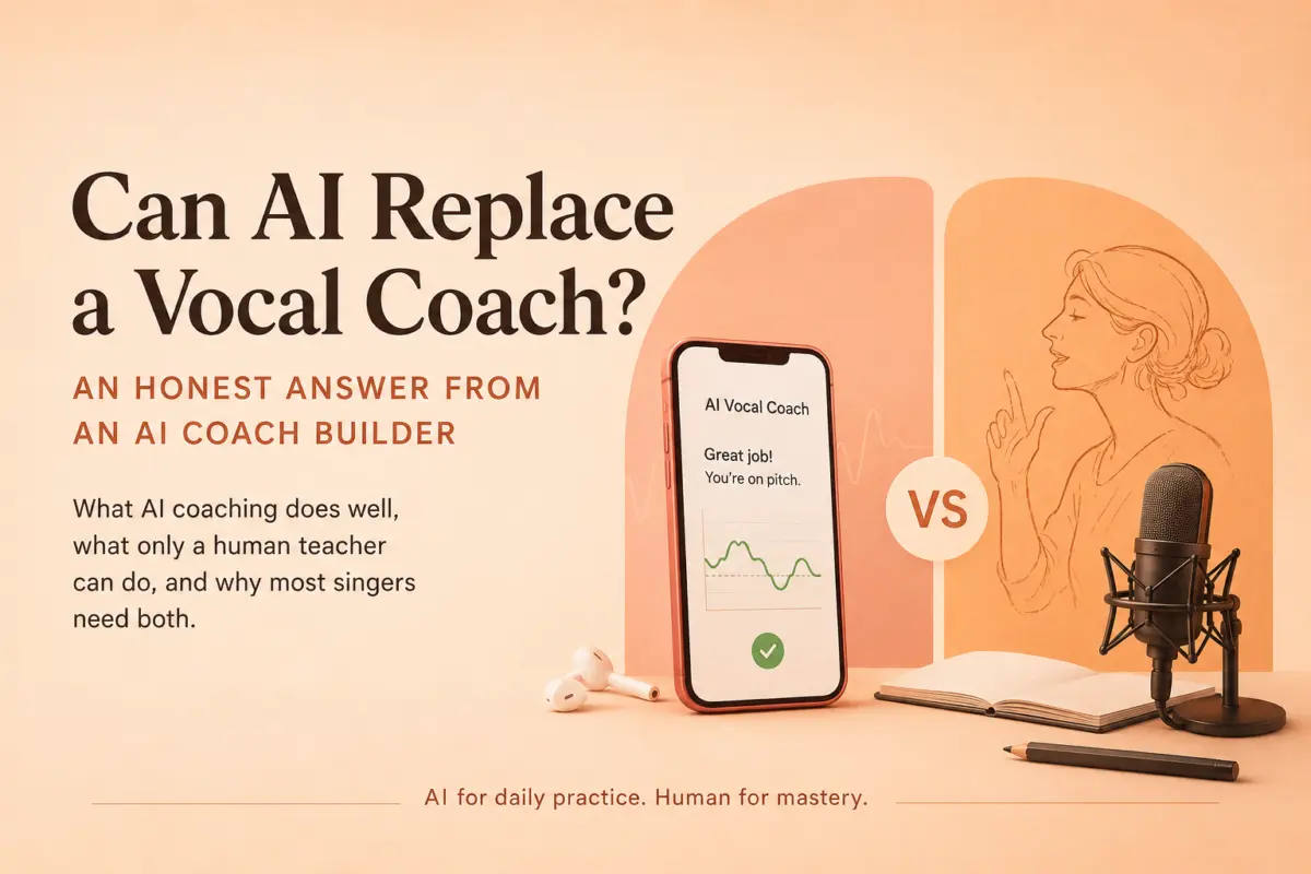 The Auditory Loop: Why AI Vocal Coaches Cannot Replace Human Teachers—and Why They Don’t Need To
