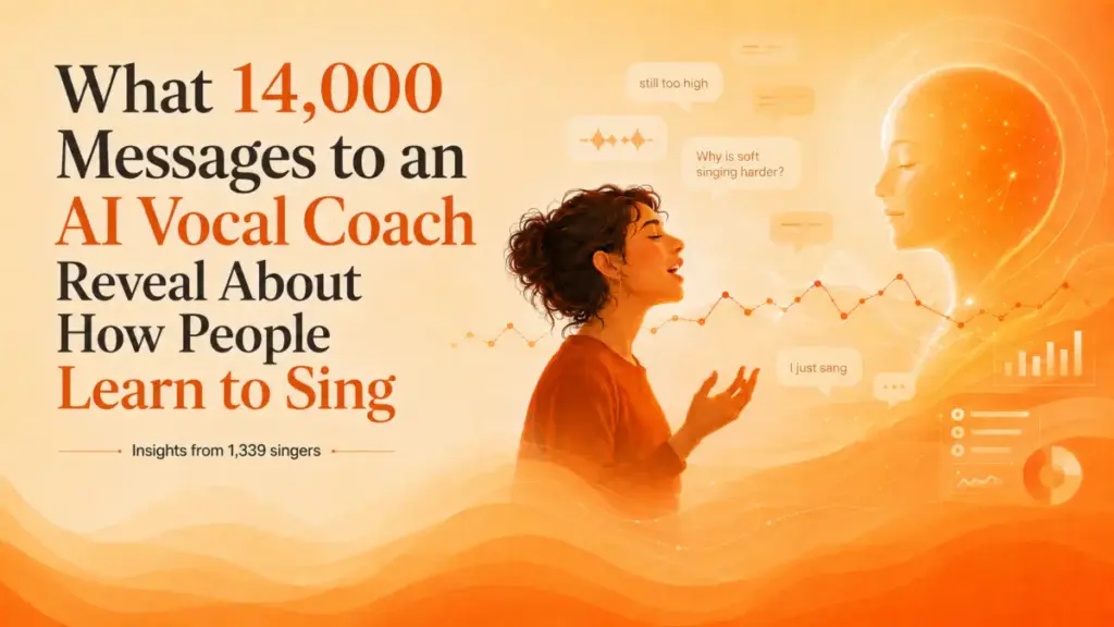 The Private Confessions of the Modern Vocalist: What 14,000 Messages to an AI Vocal Coach Reveal About How We Learn to Sing