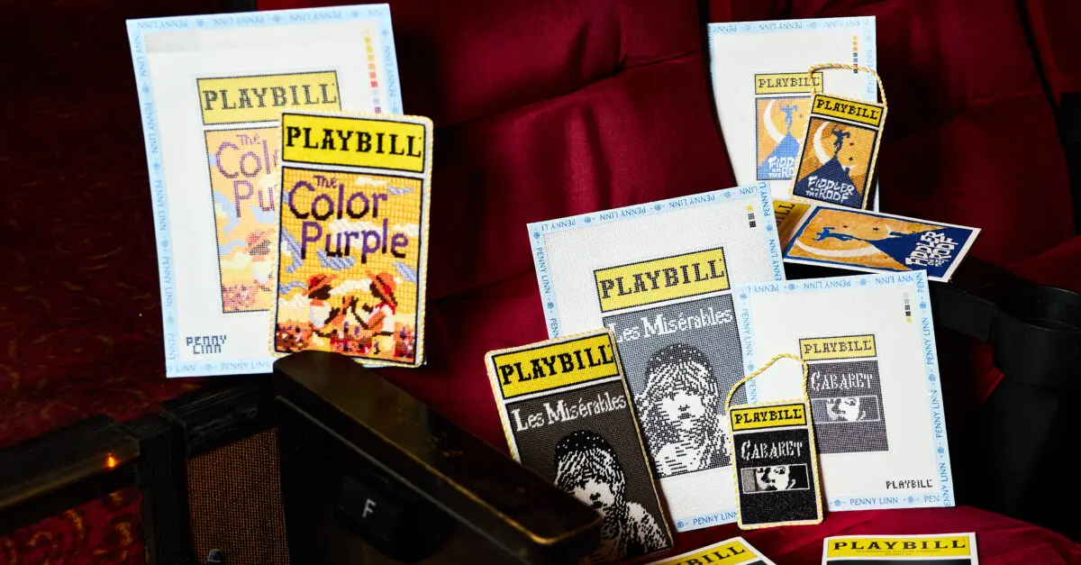 Crafting Broadway History: Playbill and Penny Linn Announce Exclusive Needlepoint Partnership