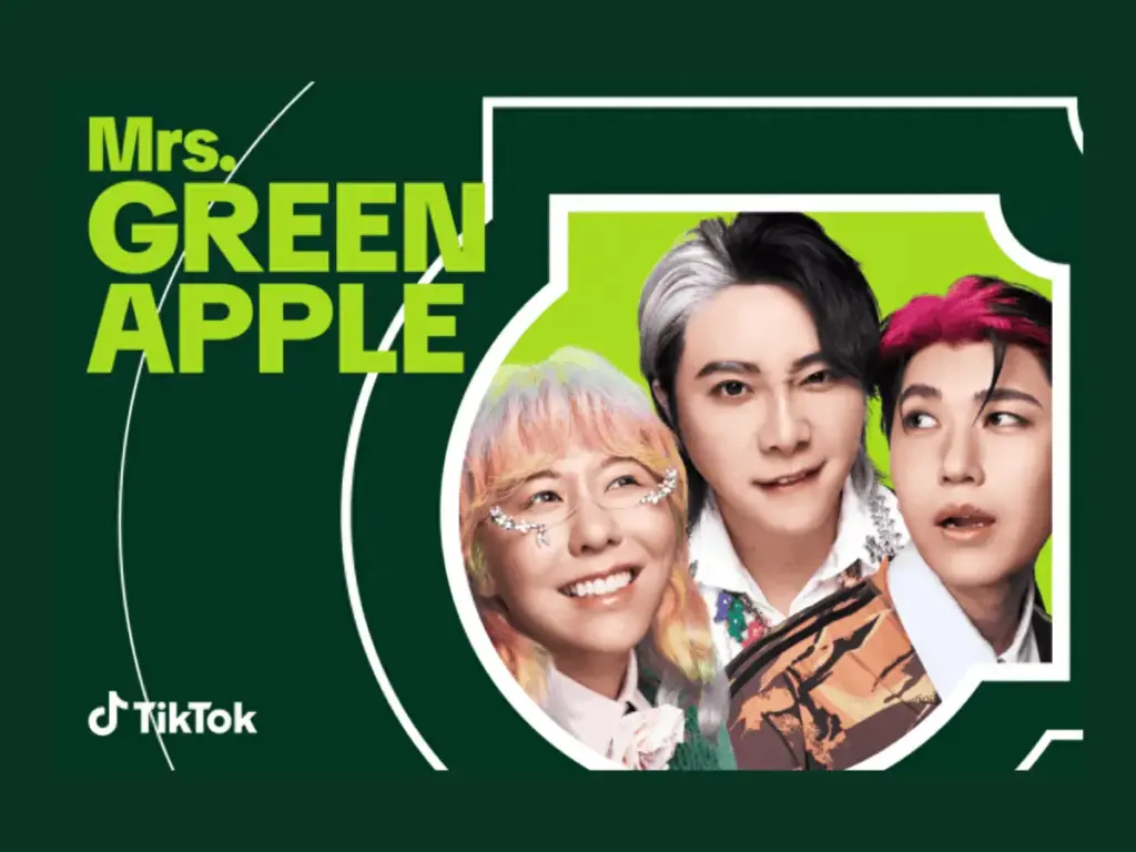 Japanese Pop-Rock Powerhouse Mrs. Green Apple Expands Global Reach with Immersive TikTok Campaign for New Album Pops