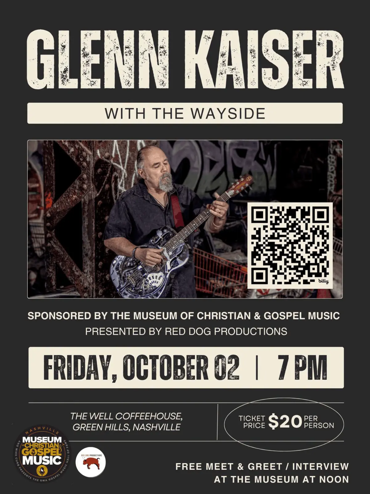 Rock Pioneer Glenn Kaiser Returns to Nashville: A Milestone Event Bridging the Legacy of Jesus Music and Modern Faith-Driven Artistry