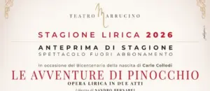 Teatro Marrucino Announces Triumphant Return of Cericola’s “Le Avventure di Pinocchio” to Open 2026 Opera Season