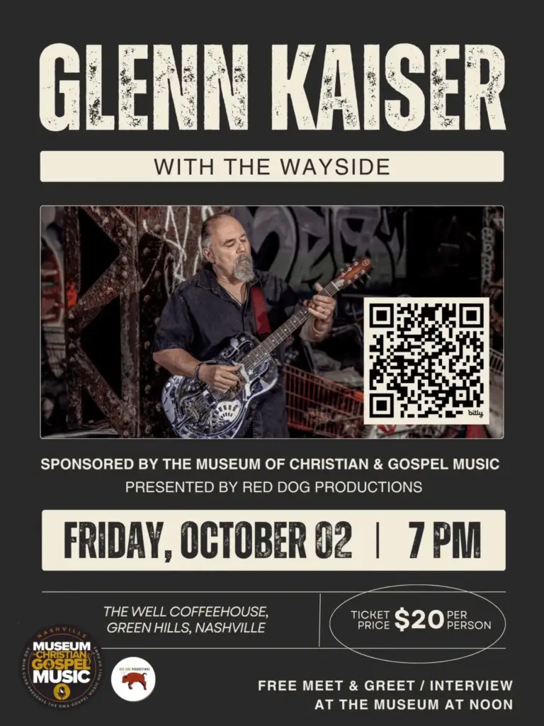 The Return of a Jesus Rock Pioneer: Glenn Kaiser’s Landmark Nashville Engagement Bridges Decades of Countercultural Faith and Music