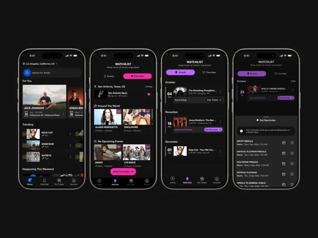 Ticketmaster Overhauls Mobile App Across 21 Countries in a Push for Personalization and Discovery
