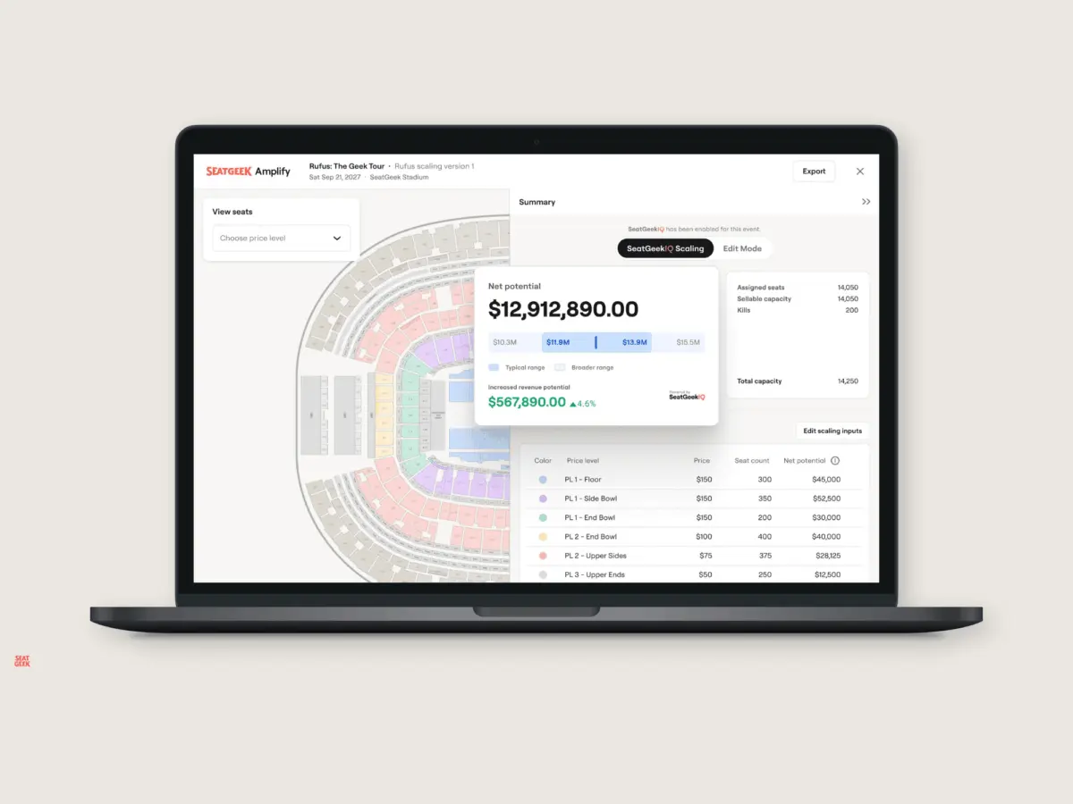 SeatGeek Debuts TourIQ: A New Era of Predictive Intelligence for Live Entertainment Promoters and Venues